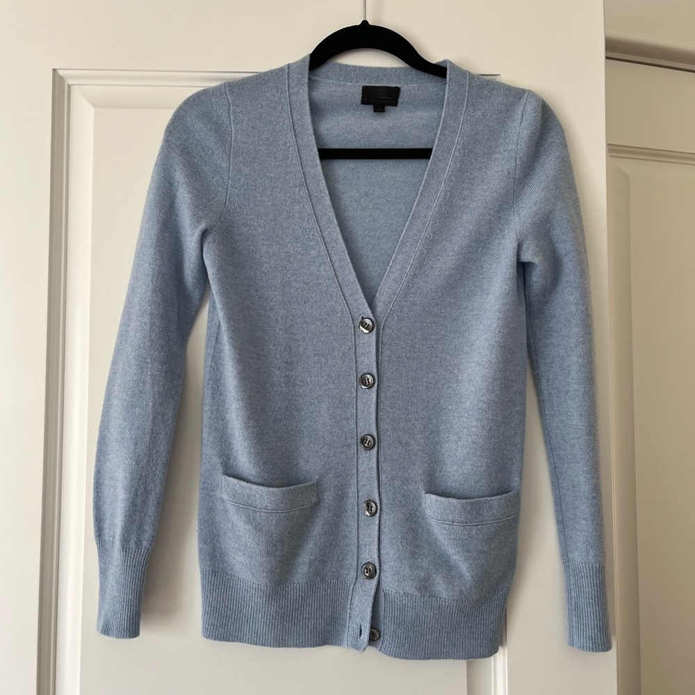 J. Crew Collection Cashmere Cardigan, XS